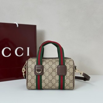 GUCCI 구찌 미니 GG 더플백