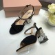 MIUMIU 미우미우 스웨이드 샌들