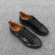 BALLY 발리 멘즈 플레인 카프레더 스니커즈 인 블랙